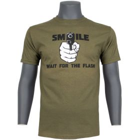 SMILE FOR THE FLASH MEN'S T-SHIRT (Option: XXXL)