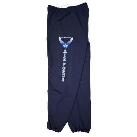 AIR FORCE W/LOGO SWEATPANT-NAVY (Option: Xl)