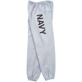 NAVY MENS SWEATPANT GREY (Option: Xl)