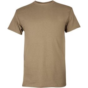 MEN'S SHORT SLEEVE T-SHIRT BROWN (Option: XXL)
