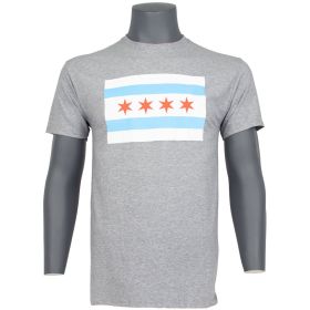 CHICAGO FLAG T-SHIRT (Option: Xl)