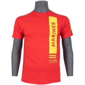 MARINES 1775 T-SHIRT RED (Option: M)