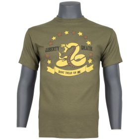 DON'T TREAD ON ME T-SHIRT OD (Option: M)