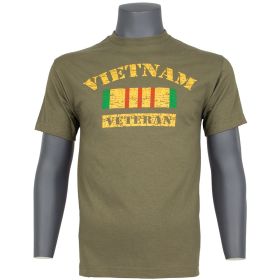 VIETNAM VETERAN T-SHIRT OD (Option: M)