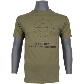 IF YOU RUN T-SHIRT, OD (Option: M)