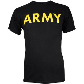 ARMY T-SHIRT YELLOW IMPRINT *DS (Option: M *Ds)