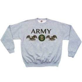 ARMY SEAL CREWNECK SWEATSHIRT GREY (Option: S)