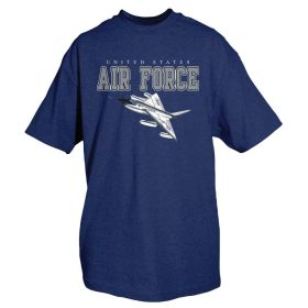 AIR FORCE FIGHTER T-SHIRT (Option: Navy M)