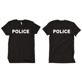 POLICE T-SHIRT (Option: 5Xl)