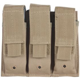 TRIPLE PISTOL MAG POUCH (Option: Coyote)