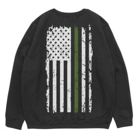 VINTAGE GREEN LINE CREWNECK SWEATSHIRT (Option: L)